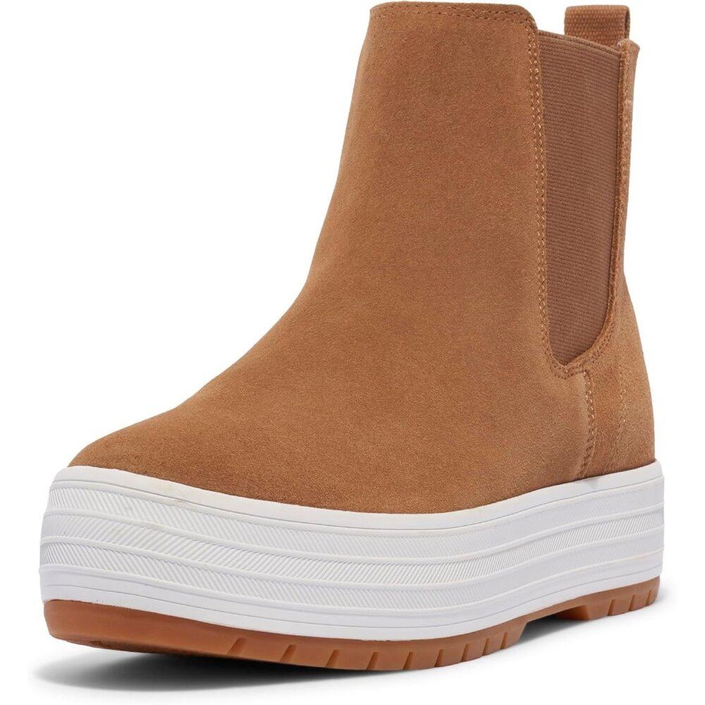 Chic Lace-Up Women's Platform Lug Boots In Brown Suede - Perfect For Any Outfit